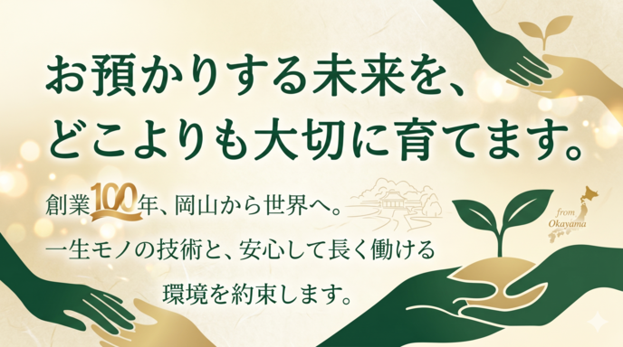 お預かりする未来を大切に育てます